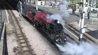 Romney, Hythe & Dymchurch Railway no. 9 at work.