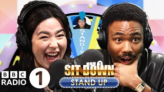"This Feels So Violating!" Donald Glover & Maya Erskine Play Sit Down Stand Up