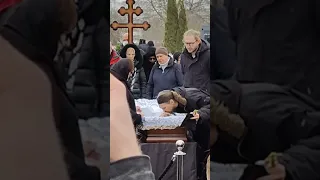 Похороны Алексея Навального на Борисовском кладбище
