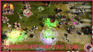 HDR - Red Alert 3 Epic War 4.0 Mod - 2v4 Brother Map - Tag Team CompStomp 2024