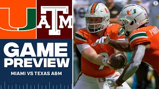 College Football Week 3 PREVIEW: No. 13 Miami vs No. 24 Texas A&M BEST BETS, O/U & MORE | CBS Sports