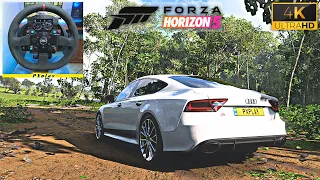 Forza Horizon 5 - AUDI RS7 Sportback REALISTIC DRIVING Gameplay 4K ULTRA HD