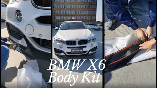 How to install BMW X6 F16M Carbon Fiber Body Kit