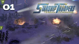 Battle of Klendathu | 01 | Starship Troopers Terran Command | No Commentary | EN