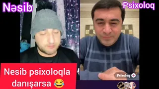 Nesib vs Psixoloq | Nəsib psixoloqla danışarsa 😂 | 18/02/2023 #tiktok @TikTokVibeYT