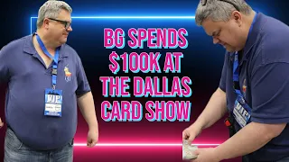 LEAF CEO BRIAN GRAY 100k SPENDING CHALLENGE AT THE DALLAS CARD SHOW 💵💰