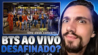 BTS DYNAMITE AO VIVO REACT POR PROFESSOR DE CANTO!