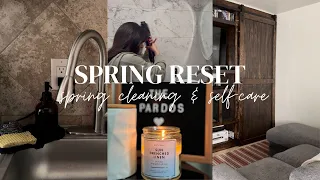 SPRING RESET 🪴 spring cleaning, closet declutter, self-care, everything shower routine *motivational