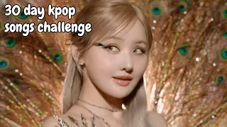 30 day kpop songs challenge