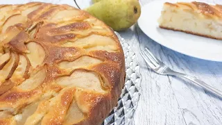 Пирог с ГРУШАМИ на КЕФИРЕ // Вкусно и просто к чаю 🍐