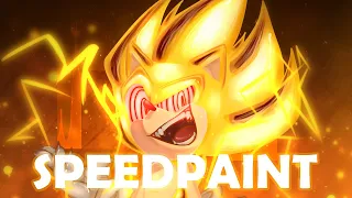 Fleetway Super Sonic |SPEEDPAINT|