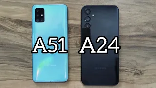 Samsung Galaxy A24 vs Samsung Galaxy A51