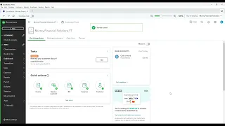 Transferring between accounts in Quickbooks Online