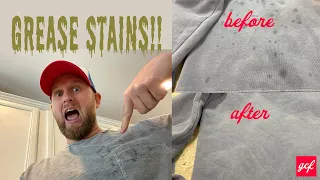 How to Remove Grease Stains from Clothes