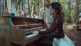 NIRVANA Heart Shaped Box on Piano in the Forest - In Memory of Kurt Cobain by AyseDeniz