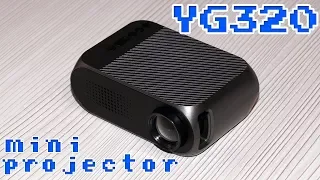 YG320 CHEAP MINI LED PROJECTOR 1080P - DETAILED REVIEW AND TESTS