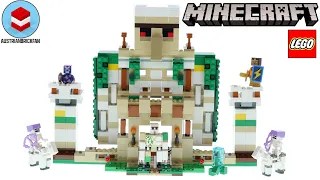 LEGO Minecraft 21250 The Iron Golem Fortress - LEGO Speed Build Review