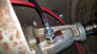 chevy th350 speedometer cable leak fix