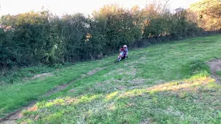 KTM SX 65 - first time at our track