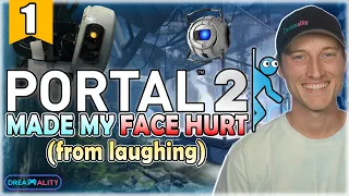 My First Time Playing Portal 2!! - Wholesome Portal 2 Blind Playthrough - Part 1
