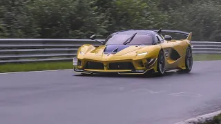 *INSANE* Ferrari FXX K Evo on the NURBURGRING!