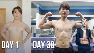 I trained like K-POP IDOL Wonho for 30 days