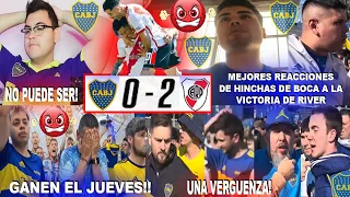 REACCIONES DE LA PRENSA E HINCHADA BOSTERA EN LA DERROTA DE BOCA 0 RIVER 2 OTRO SUPERCLÁSICO PERDIDO