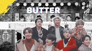 BTS (방탄소년단) - Butter Guitar Tab/Tutorial