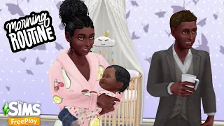 The Sims Freeplay | Morning Routine With A Newborn Baby