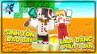 Minecraft nhưng Mỗi Phút Lava Dâng Lên 1 Tầng? Siro và Kamui Sinh Tồn trên Đảo Bay