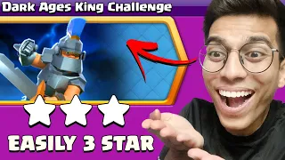 easiest way to 3 star DARK ages king CHALLENGE (Clash of Clans)