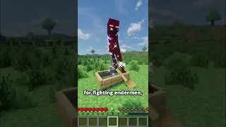 The Best Way to Fight Endermen in Minecraft 👁️ #shorts