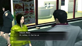 What happens if you try to start the substory "Kiryu the Pickpocket!?" with a full inventory [Y3]