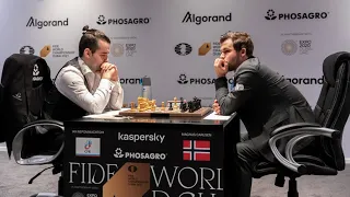 MECZ O SZACHOWE MISTRZOSTWO ŚWIATA: Niepomniaszczij vs. Carlsen -I starcie