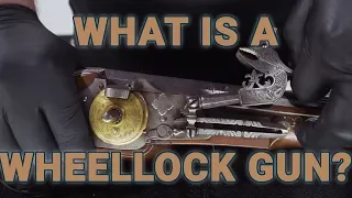 What is a wheellock gun and how did it work?