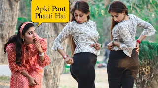 Telling Strangers "Apki Pent Phatti Hai" With A Twist@crazycomedy9838