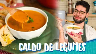 CALDO DE LEGUMES SUPER SABOROSO PRA SE ESQUENTAR | RECEITA ESPECIAL PARA O INVERNO