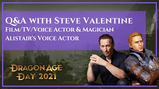 Steve Valentine Q&A | Dragon Age Day 2021