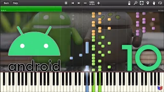 ANDROID 10 RINGTONES IN SYNTHESIA - Piano Tutorial