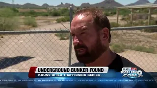 Underground bunker possibly used for human trafficking of children found in Tucson