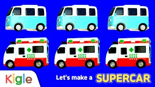 Ambulans Super | Mobil Polisi Truk Pemadam Kebakaran | Membuat Mobil Super | Kigle TV Indonesia