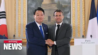 Yoon and Macron vow to work together to end N. Korea's nuclear threats