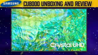 Samsung CU8000 43 Inch Crystal UHD 4K TV Unboxing And Review