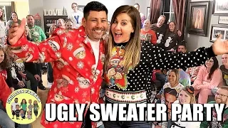 MASSIVE CHRISTMAS UGLY SWEATER PARTY 2018 | HILARIOUS WHITE ELEPHANT GIFT EXCHANGE | PHILLIPS FamBam