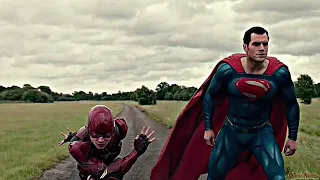 Флэш против Супермена - Гонка - Лига Справедливости (2017) - момент из фильма
