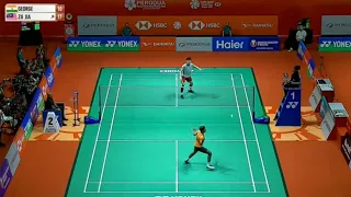 malaysia masters 2024 : lee zii JIA [mal] vs kiran George [ind] #badminton