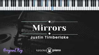 Mirrors - Justin Timberlake (KARAOKE PIANO - ORIGINAL KEY)
