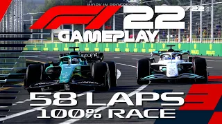 F1 22 Gameplay: *UPDATED* Australia 100% Race (110 AI)