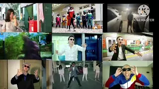 9 gangnam style but it's speed up