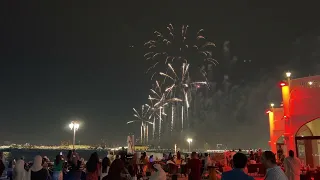 Eid Al Fitr 2023 Firework at Corniche, Doha Qatar